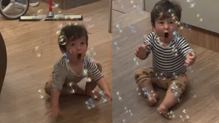 Viral Video Of Little Kid’s Hilarious Reaction To Seeing Bubbles For First Time Leaves Internet Amused